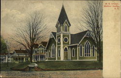M. E. Church Bedford, NY Postcard Postcard