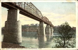 County Bridge Chattanooga, TN Postcard Postcard