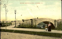 Bridge Garfield Park Chicago, IL Postcard Postcard