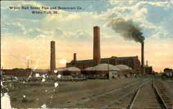 White Hall Sewer Pipe And Stoneware Co. Postcard