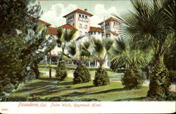 Palm Walk Raymond Hotel Postcard
