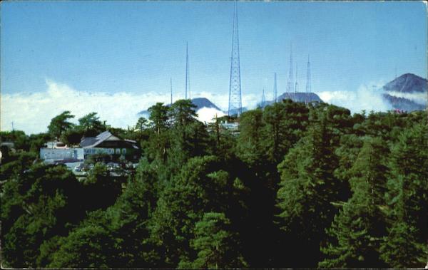 Tv Towers And Mt. Wilson Hotel Mount Wilson California