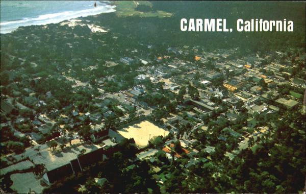 An Aerial Of The City Of Carmel California