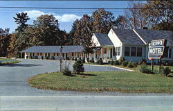 Kipp's Motel, Route 9 Postcard