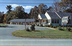 Kipp's Motel, Route 9 Hyde Park, NY Postcard Postcard