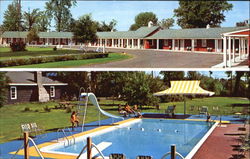 Village Motel, Route #37B Postcard