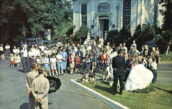 Local Residents Celebrating Annual Memorial Day Palisades, NY Postcard Postcard