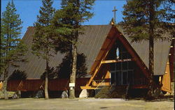 Olympic Chapel Queen Of The Snows Lake Tahoe, CA Postcard Postcard