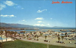 Yacht Harbor Santa Barbara, CA Postcard Postcard