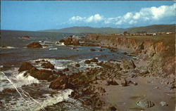 Northern Calif Shoreline Postcard
