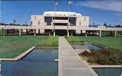 Auditorium And Convention Center Redding, CA Postcard Postcard