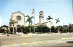 Mottell's And Peek Mortuaries, Third and Alamitos Chapel Postcard