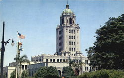 Beverly Hills City Hall California Postcard Postcard