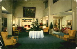 Lobby Hotel Claremont Postcard