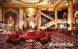 Fairmont Hotel Lobby San Francisco, CA Postcard Postcard