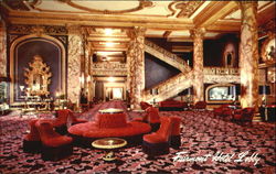 Fairmont Hotel Lobby Postcard
