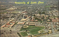 Santa Clara University California Postcard Postcard