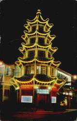 Golden Pagoda, 950 Mei Ling Way Postcard