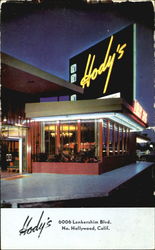 Hody's, 6006 Lankershim Blvd. North Hollywood, CA Postcard Postcard