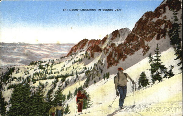 Ski Mountaineering In Scenic Utah