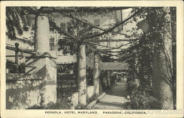 Pergola Hotel Maryland Pasadena California