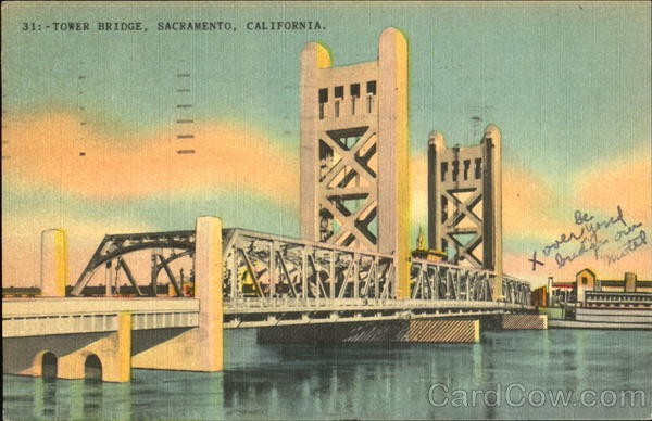Tower Bridge Sacramento California