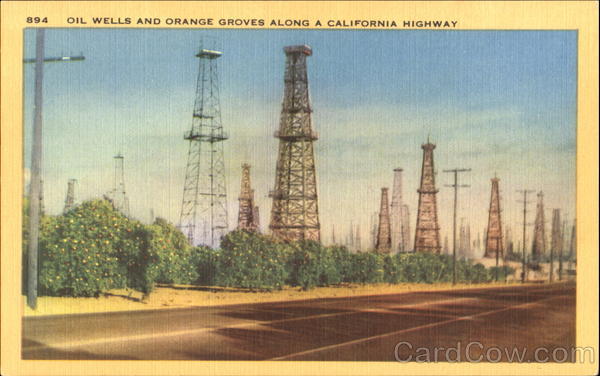 Oil Wells And Orange Groves