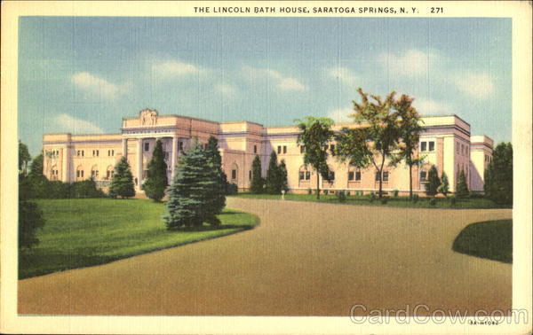 The Lincoln Bath House Saratoga Springs New York
