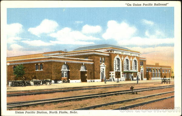Union Pacific Station, On Union Pacific Railroad North Platte Nebraska