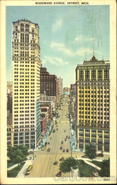 Woodward Avenue Detroit Michigan