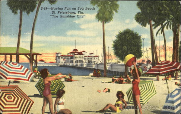 Having Fun On Spa Beach St. Petersburg Florida