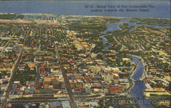 The Aerial View Of Fort Lauderdale Florida