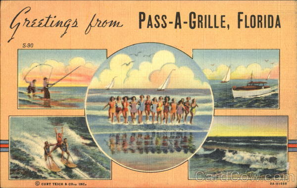 Greetings From Pass-A-Grille Pass-a-Grille Beach Florida