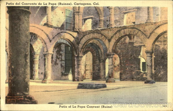 Patio Of La Popa Convent Cartagena Colombia South America