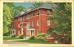 King College Bristol, TN Postcard Postcard
