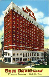 Sam Davis Hotel, 7th Ave Postcard