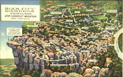 Rock City Gardens Chattanooga, TN Postcard Postcard