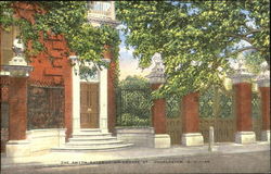 The Smyth Gateway On Legare St Postcard