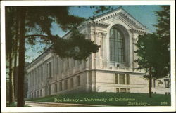 Doe Library, University of California Postcard