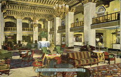 The Lobby Hotel Peabody Postcard