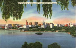 Skyline Of Oakland California Postcard Postcard