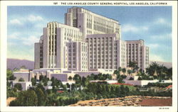 The Los Angeles County General Hospital Postcard