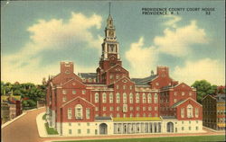 Providence County Court House Postcard