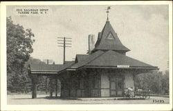 Erie Railroad Depot Tuxedo Park, NY Postcard Postcard