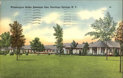 Washington Baths, Saratoga Spa Postcard