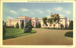 The Lincoln Bath House Postcard