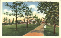 The Recreation Unit At Saratoga Spa Postcard