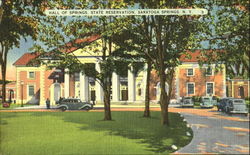 Hall Of Springs State Reservation Saratoga Springs, NY Postcard Postcard