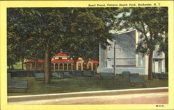 Band Stand, Ontario Beach Park Rochester, NY Postcard Postcard