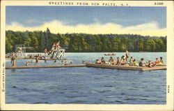 Greetings From New Paltz Postcard